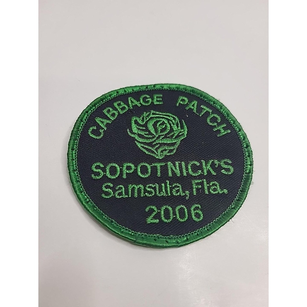 Sopotnicks Cabbage Patch 2006 Samsula Florida Motorcycle Biker Bar Patch 3in
